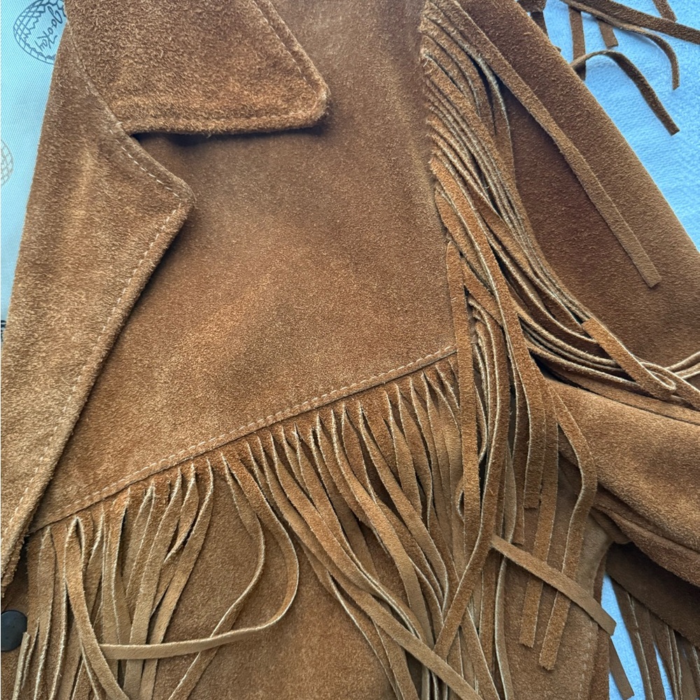 Jo•o•Kay Vintage Fringe Leather Jacket - Picture 16 of 16